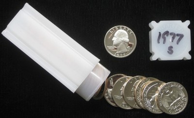1977-S Proof Washington Quarters Roll of 40