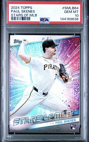 2024 Topps Update Series - Stars of Mlb Paul Skenes #SMLB-64 (RC) PSA 10