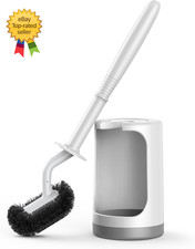 Toilet Bowl Brush Holder Set Curved Design with Holder for Deep Cleaning......