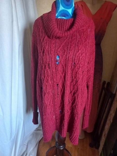Women Free People Pullover Pink Alpaca 40 / L / 48