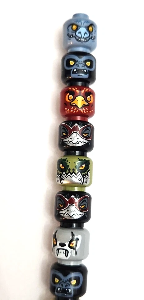 Lego Leyendas de Chima Lote de Minifiguras de Piezas de Animales Únicas - Cabezas Piernas Torsos Foto 2 de 4