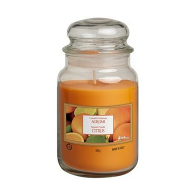 Petali Candela Profumta Zuccheriera Grande 100 Ore Agrumi Citrus 350gr