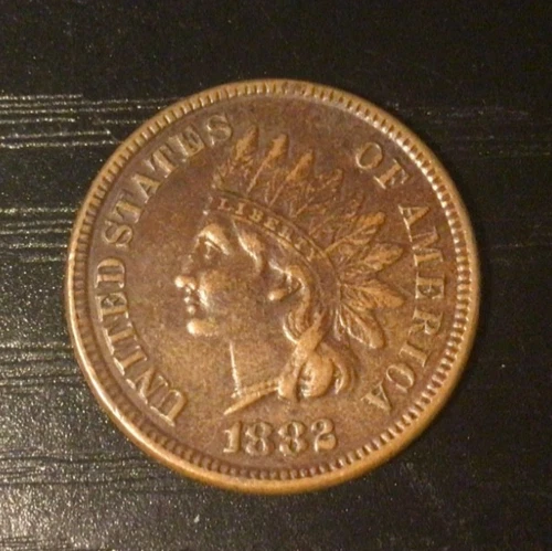 1882 Indian Head Cent Penny, XF. Sharp, Great Patina! C61