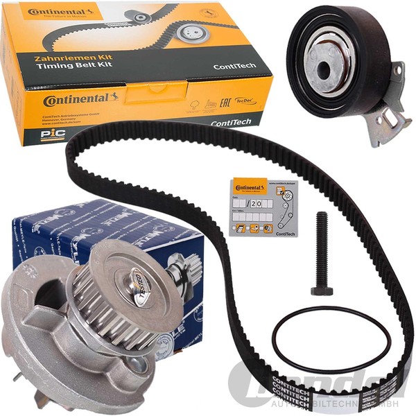 Conti ZAHNRIEMEN-SATZ+MEYLE Wapu Passend FüR 1.2-1,6 Opel Astra F+G Corsa Vectra-image