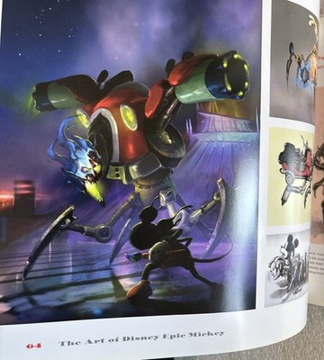 The Art of Epic Mickey Disney Art Book - Hardcover | eBay