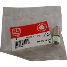 NEW RS PRO 205757 Green LED Indicator Lamps BA9s Single Chip 230 V ac 100000 h