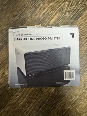 Sharper Image Smartphone Photo Printer 4x6 ZINK Prints iPhone/Android NEW