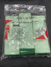 READ*WypAll Microfiber Cloths, Reusable, 15 3/4 x 15 3/4, Green, 6pk 83630