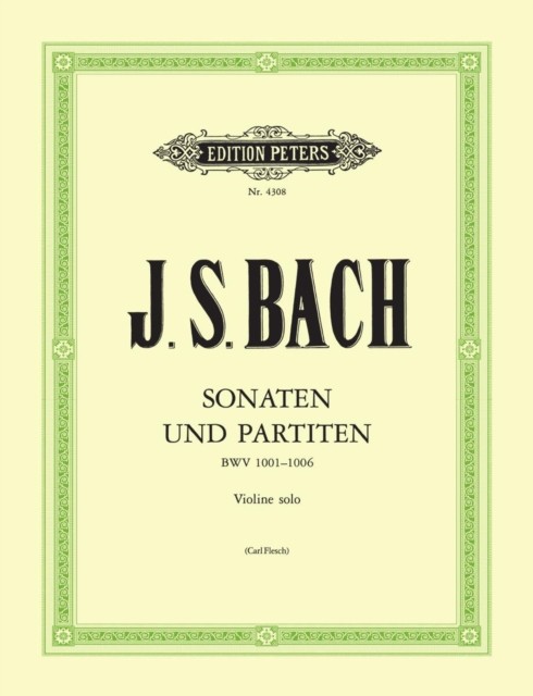Sonatas and Partitas for Violin Solo BWV 1001-1006 Violin Music Bach Edition Pet - Image 3