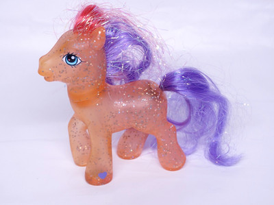 G3 My Little Pony Tangerine Twinkle Devine Shine Glitzer