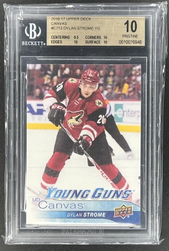2017-18 Upper Deck Dylan Strome UD Canvas Young Guns BGS 10 #C213 PRISTINE