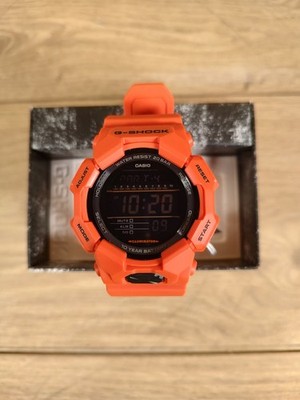 Casio G-Shock GD-010-4CR  Orange Big Case Carbon Watch (NEW)