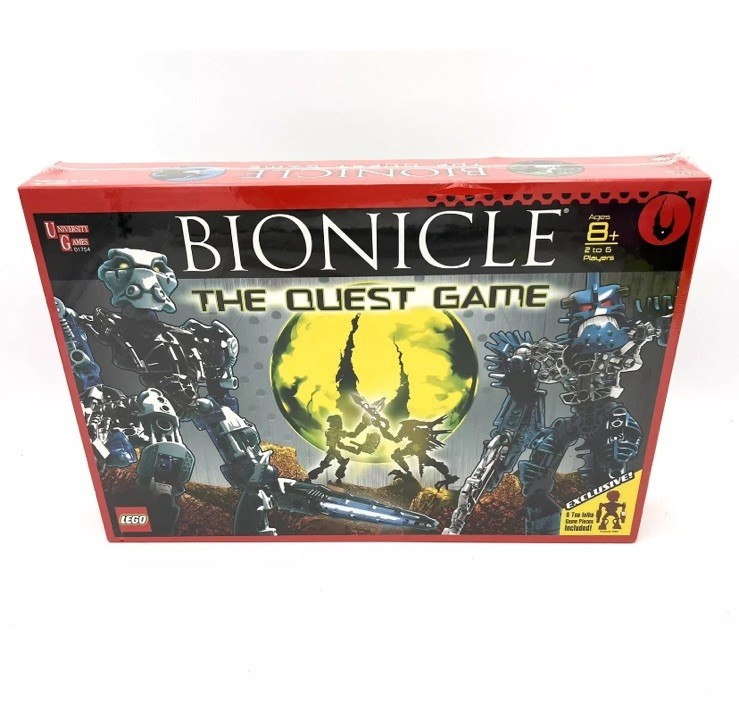 Lego Bionicle The Quest Board Game Exclusive Toa Inika 50 Cards Voya Nui