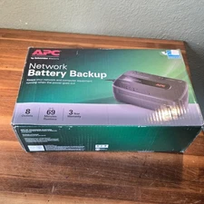 NEW (Open Box) APC (BN4001) Network Battery Backup 8 outlets/450VA/257 Watts