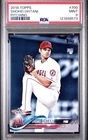 SHOHEI OHTANI 2018 TOPPS PITCHING ROOKIE RC #700 🔥 PSA 9 MINT 📈 LA DODGERS 🐐