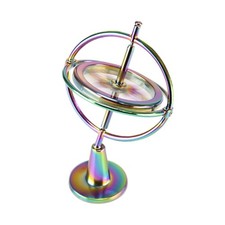 Gyroscope Toy Metal Anti Gravity Rotating Desk Gyroscope Flying Motion Balanc...