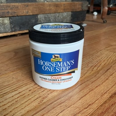 Effective Horseman's One Step Leather Cleaner Conditioner Tack Care 15 oz.