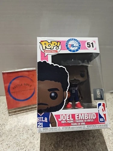 Funko Pop! Basketball NBA Philadelphia 76ers Joel Embiid #51 Vinyl Figure