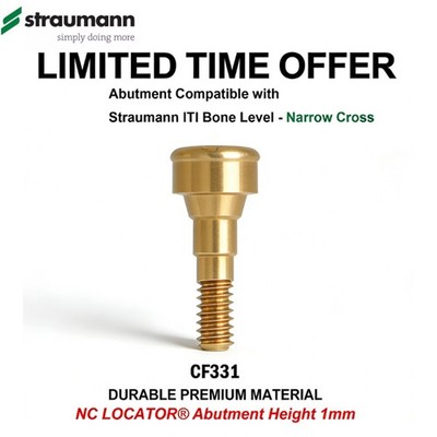 Zest Locator Attachment Abutment Anchor Fit STRAUMANN Bone Level NC&RC Platform