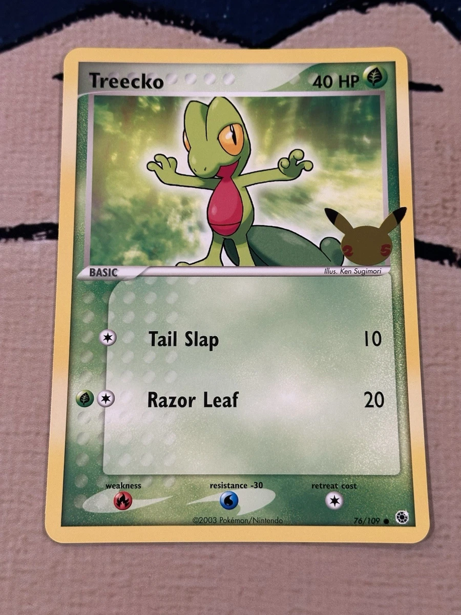Treecko 076/109 First Partner Pack for sale | eBay
