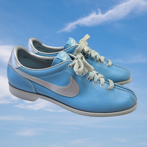Vintage 80s Nike Bowling Shoes Blue 