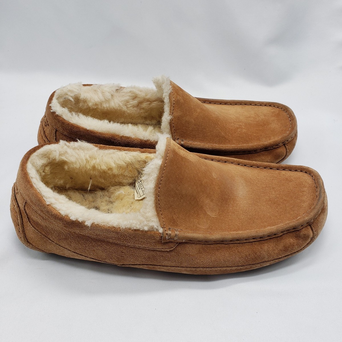 UGG Ascot Mens Size 11 US Chestnut Suede Sheepskin Comfort  display picture 1