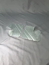 2 Qty. Simpson Strong-Tie LCE4Z Galvanized 20 Gauge End Post Cap 1 Pair, Z-Max 