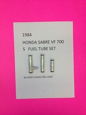 1984 HONDA SABRE V 700 S COMPLETE SET OF ALLUMINUM CARB FUEL TUBES