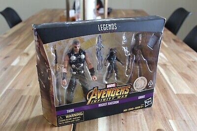 Marvel Avengers: Endgame Thor & Rocket Raccoon 2 Pack Characters from  Cinematic Universe Mcu Movies