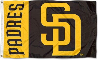 San Diego Padres Flag Large 3x5 Banner Logo Baseball MLB  FREE SHIPPING