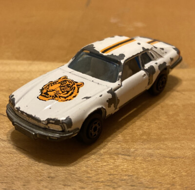 Vintage Yatming Jaguar XJS No.1076 White Rare Tiger Coupe Original