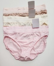 3 Warner's Lace Hi Cut Panty Multi 5109 Sz 7/L - NWT