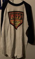 VTG 1996 97 Kiss Alive Worldwide tour Shirt Concert Jersey Raglan USA Made XL