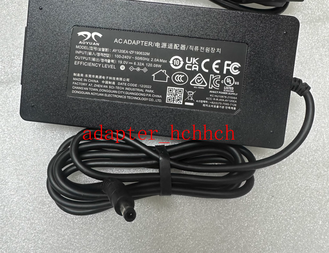 New Original 19V 6.32A 120.08W Adapter&Cord for Emotn N1 Smart