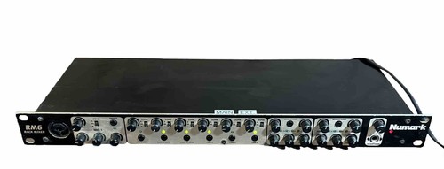 Numark RM6 Rack Mixer Untested Powers On Parts Repairs