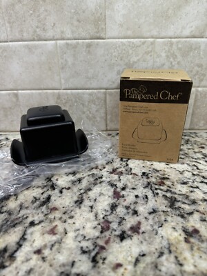 The Pampered Chef 1124 Black Food Holder New Wow Fast Shipping