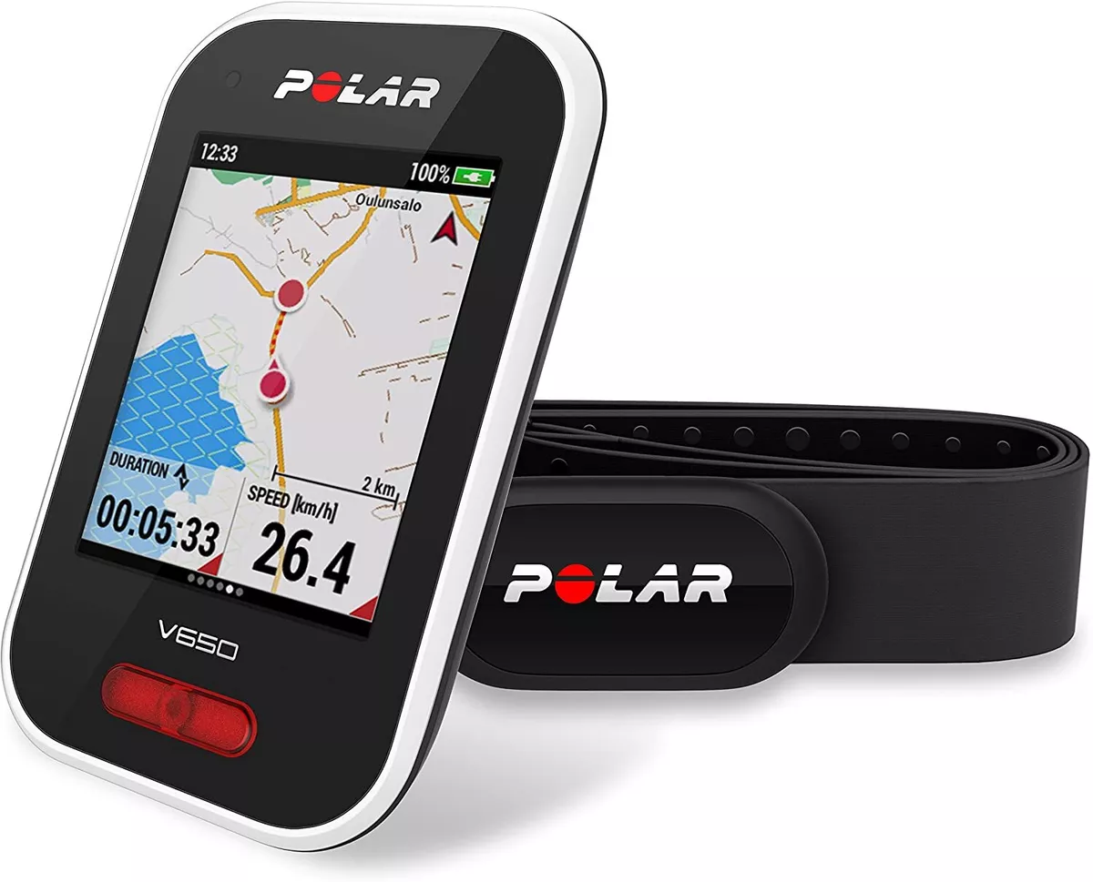 Polar V650 Fahrradcomputer GPS Herzfrequenzmesser Touchscreen