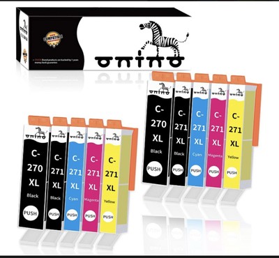 5 Pezzi Inchiostro CLI-271 PGI270 XL Per Canon Pixma MG6822