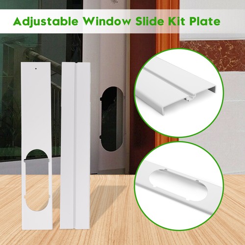 2x Adjustable Window Slide Kit Plate 