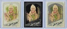 2018 ALLEN & GINTER LINDSEY VONN (3) SKIING CARD #57 LOT ~ BASE  GLOSSY  BLACK X
