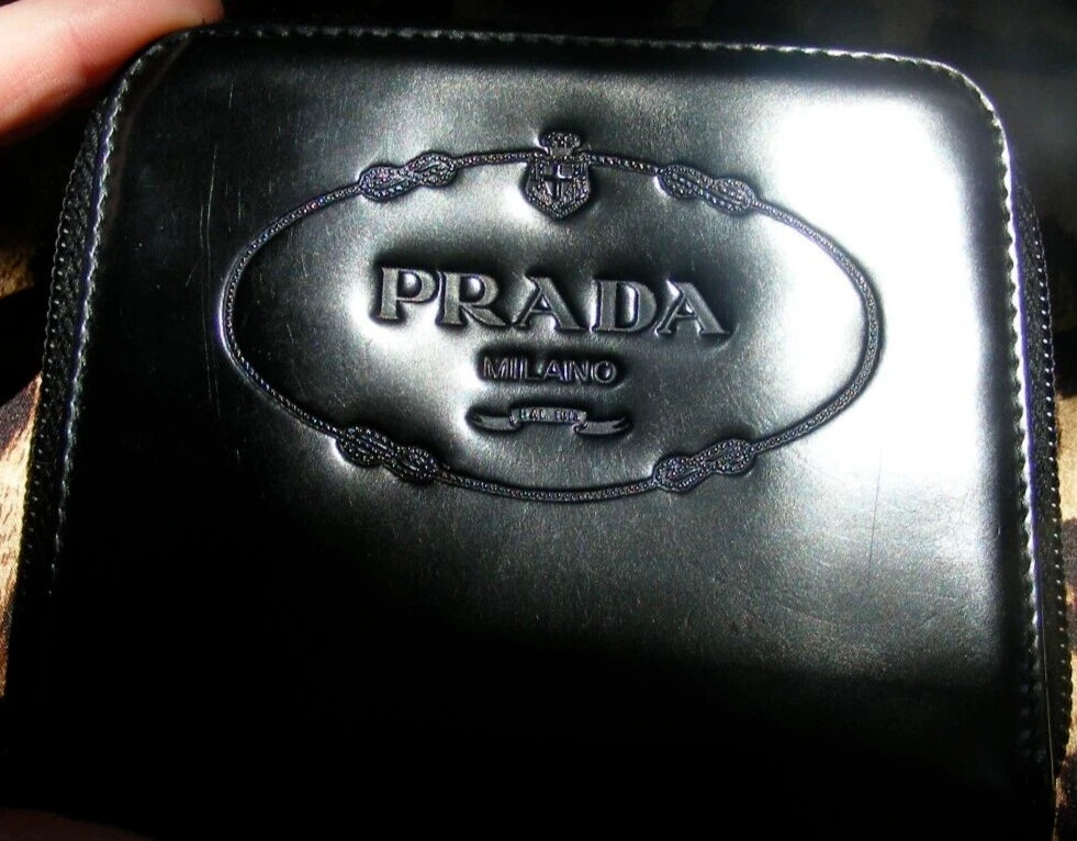 Prada french wallet sales