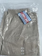 Cherokee Workwear Scrubs Pull On Cargo Pant 4200 KHAKI Factory Sealed Size Small