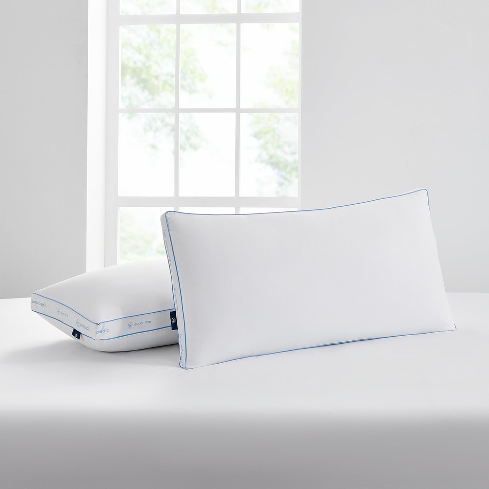 Sertapedic Super Firm Bed Pillow, King, 2 Pack eBay