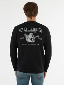true religion metal logo sweatshirt