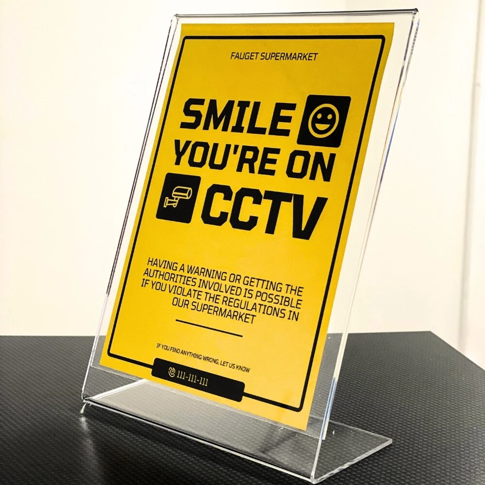 TIELO Sign Menu Poster Literature Holder Display Retail Freestanding A3 A4 A5 DL A6 A7