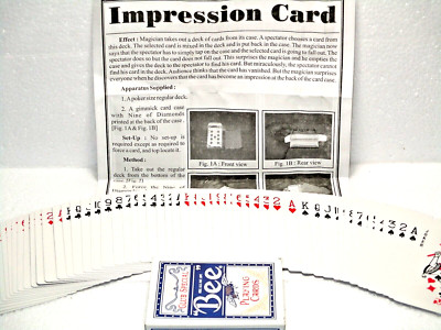 Impression Card Magic Trick - Close-Up, Street, Audience Pleaser, Easy To Do
