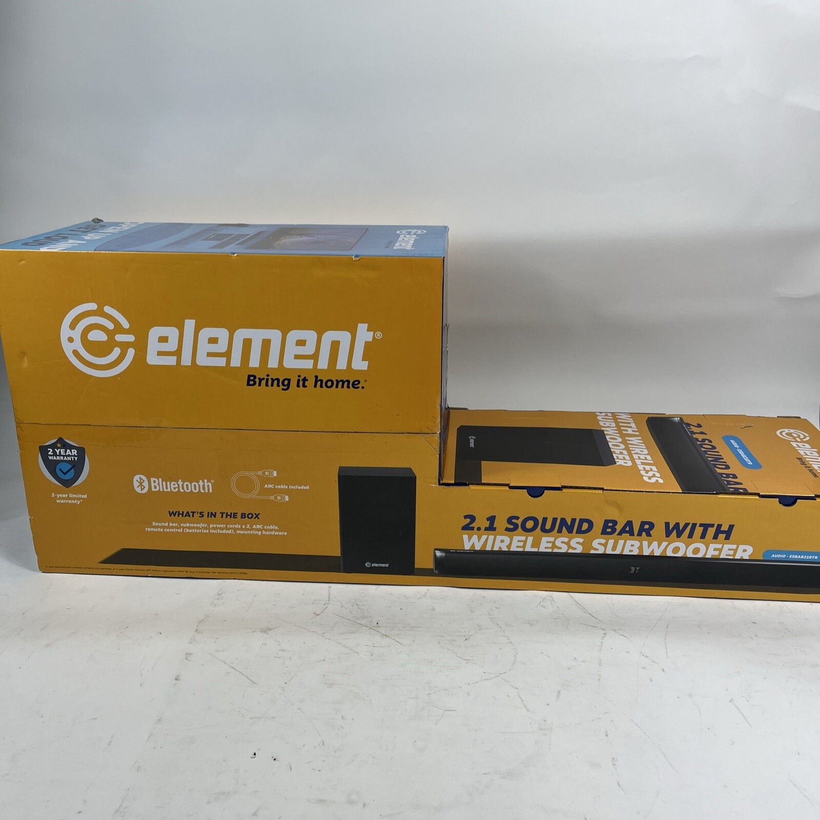 Element Soundbar Home Theatre System And Sub Woofer  (ESBAB21RTR)-image