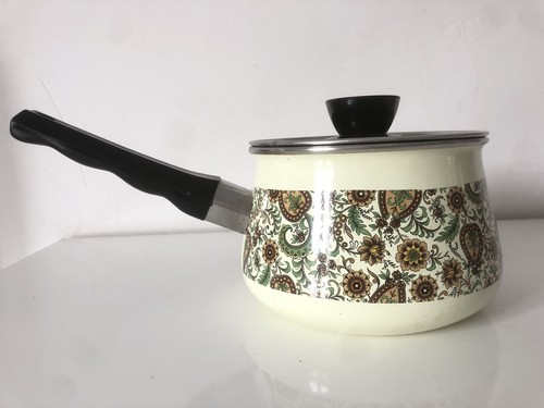 Casserole émaillée avec motif damier 20 cm, 2,2 L | Leroy Merlin