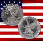 2023 1 Ounce OZ 999 Fine Solid USA American Liberty Eagle Coin Titanium Precious