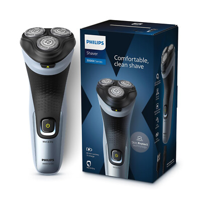Philips Electric Shaver for Men, Waterproof, X3063/03, Battery Power, Black